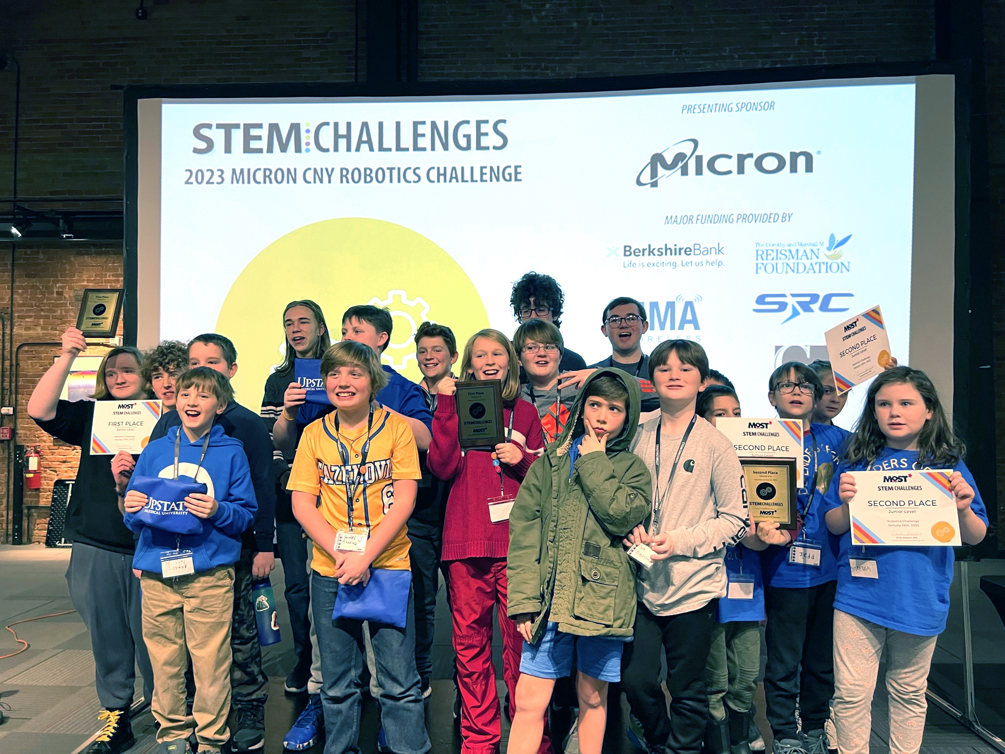 Image of Cazenovia Elementary, Middle School, and High School at the MOST’s Micron Robotics Challenge