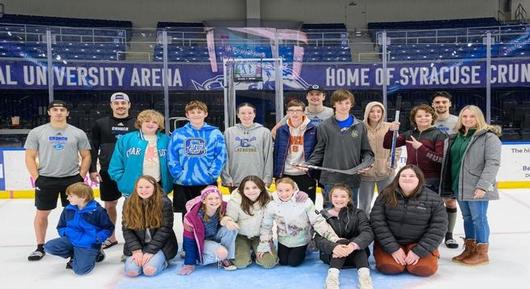 CCSD Students Enjoy Hockey & Celebrate French Night at The Crunch