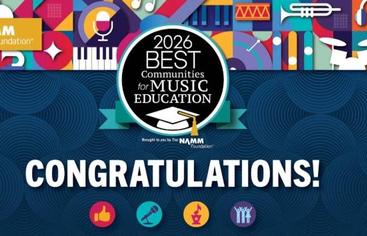 Cazenovia CSD is one of the 2026 Best Communities for Music Education